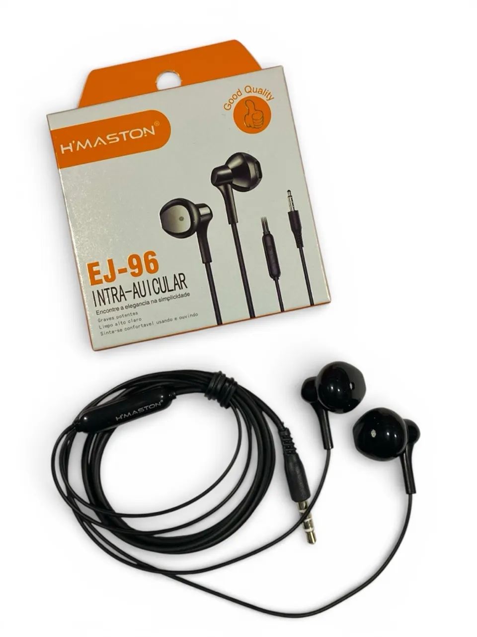 FONE DE OUVIDO COM FIO HMASTON EJ-96 