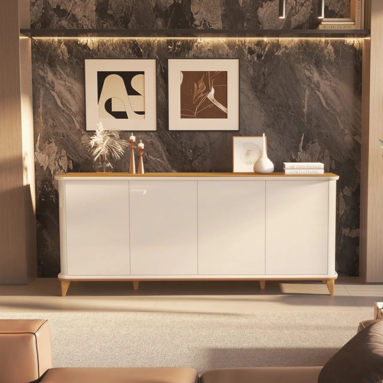 Buffet Arpoador 2,00m Design Moderno tt76