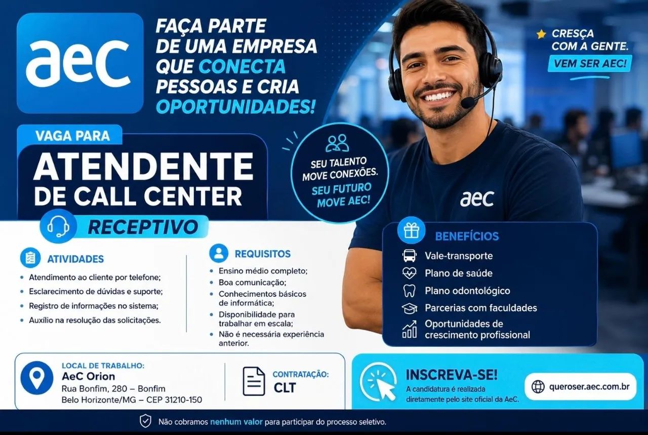 Atendente de telemarketing 