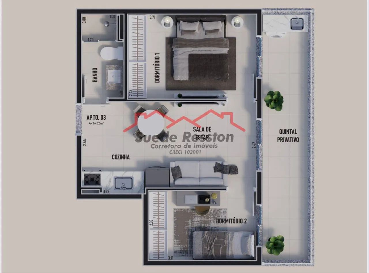 Apto/ studios a venda 1 quarto sem vaga Jd Palmares Zona Sul SP - Foto 4