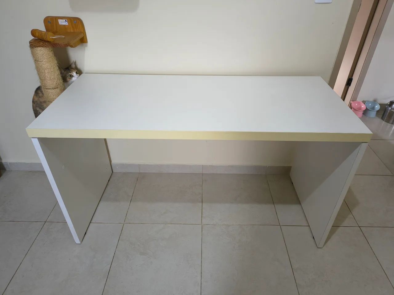 Escrivaninha/Mesa escritório MDF branca