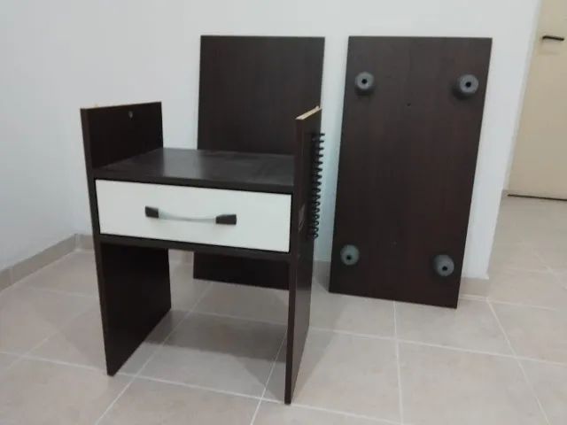 Mesa rack com gaveta e suportes para cds - Foto 5
