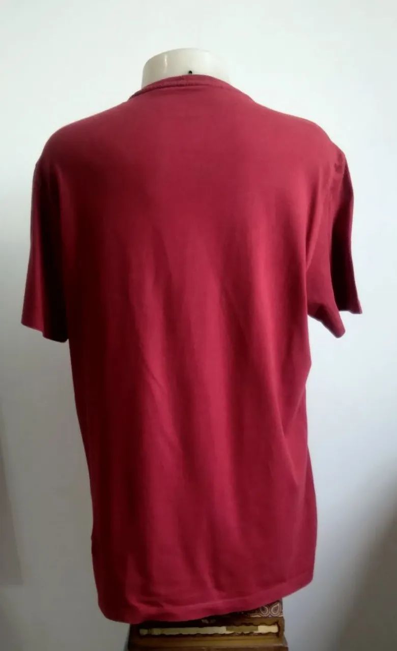 Camiseta Bordô Hering Tam G - Foto 4