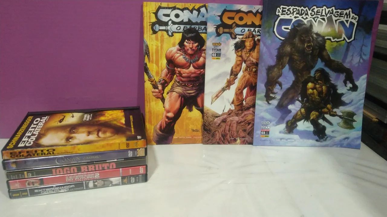 Dvds Arnold Schwarzenegger originais  - Foto 3