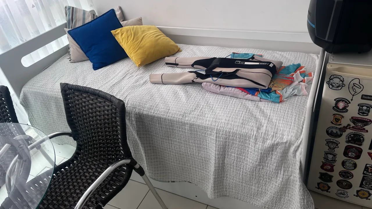 Cama com colchão, cama embaixo com colchão - Foto 2