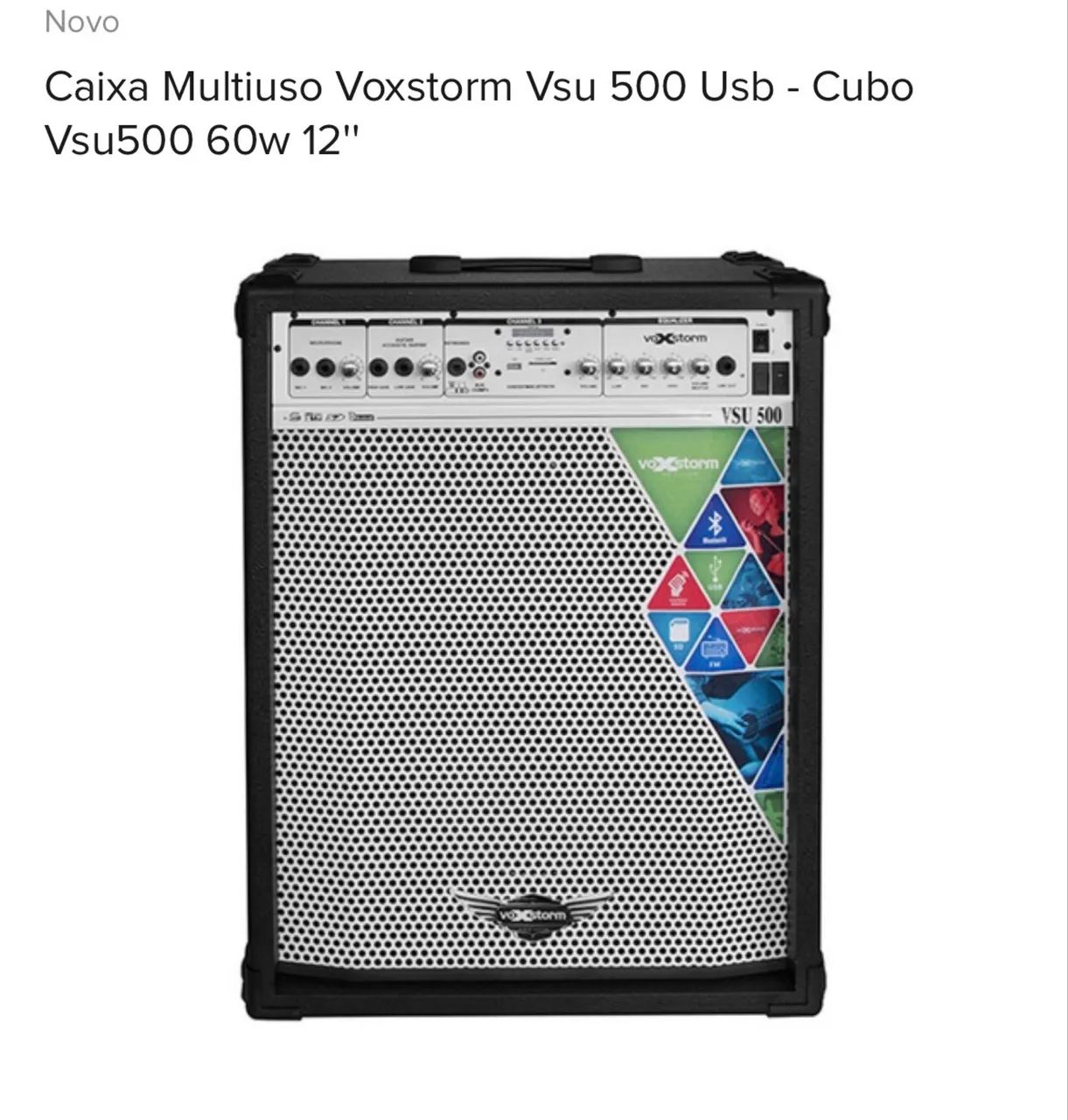 Caixa Amplificada Bluetooth para violão 