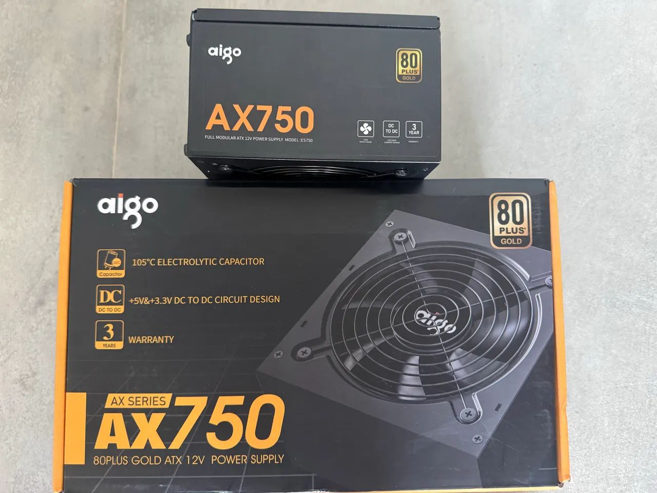 Fonte AIGO AX750  - Foto 3