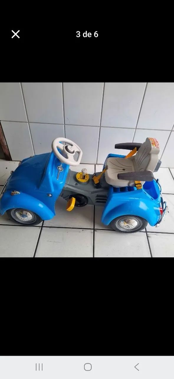 Fusca infantil de pedal - Foto 2