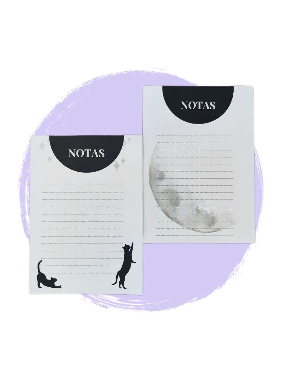 Kit 2 blocos de notas (papelaria)