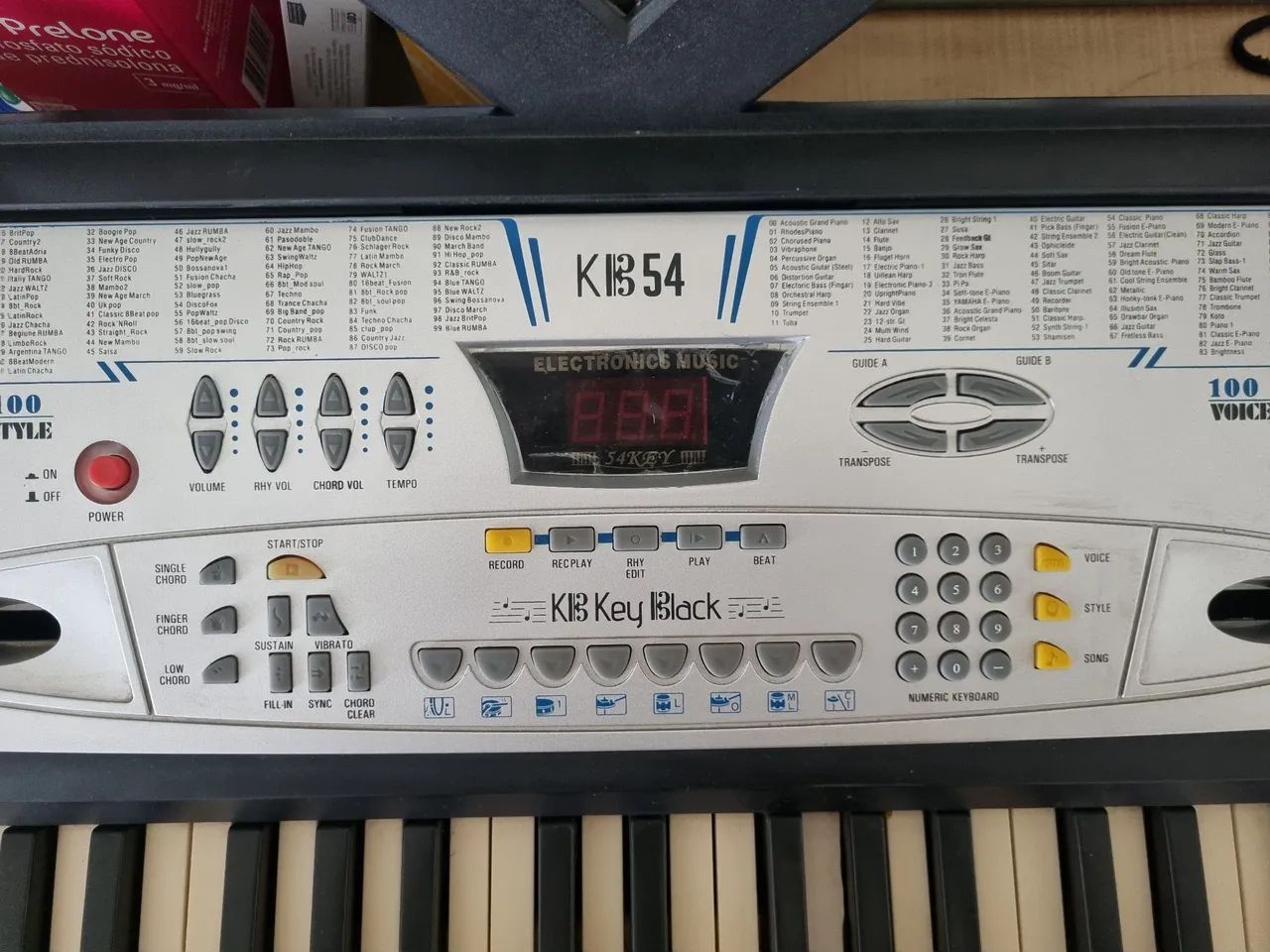 Teclado Musical Key Black (funcionando) - Foto 3