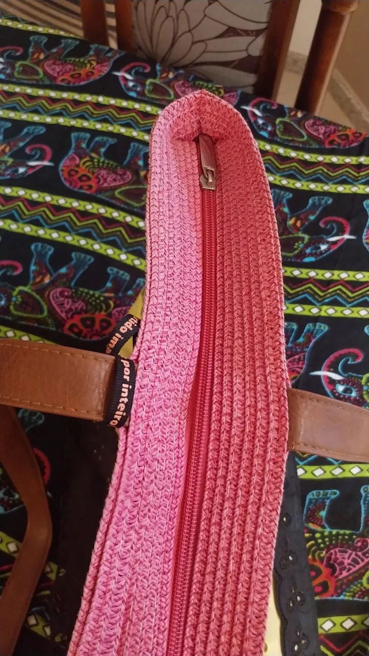 Bolsa de praia colorida linda!! - Foto 3
