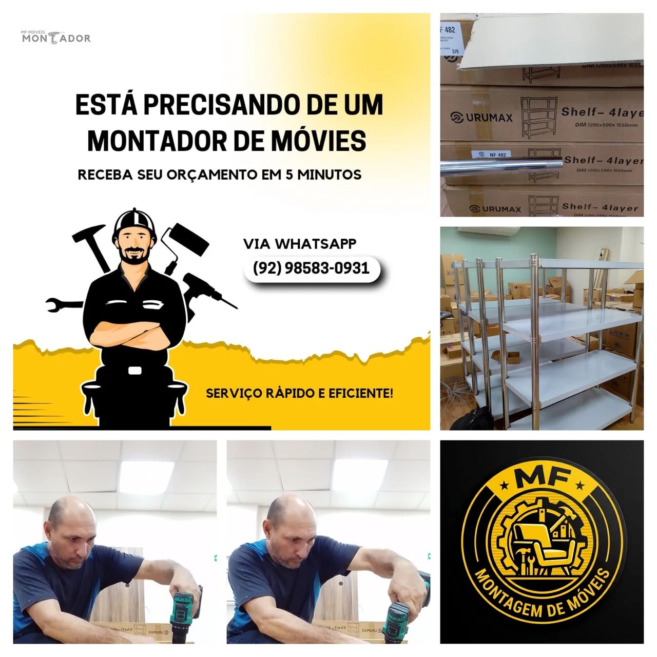 Montador de móveis Manaus 