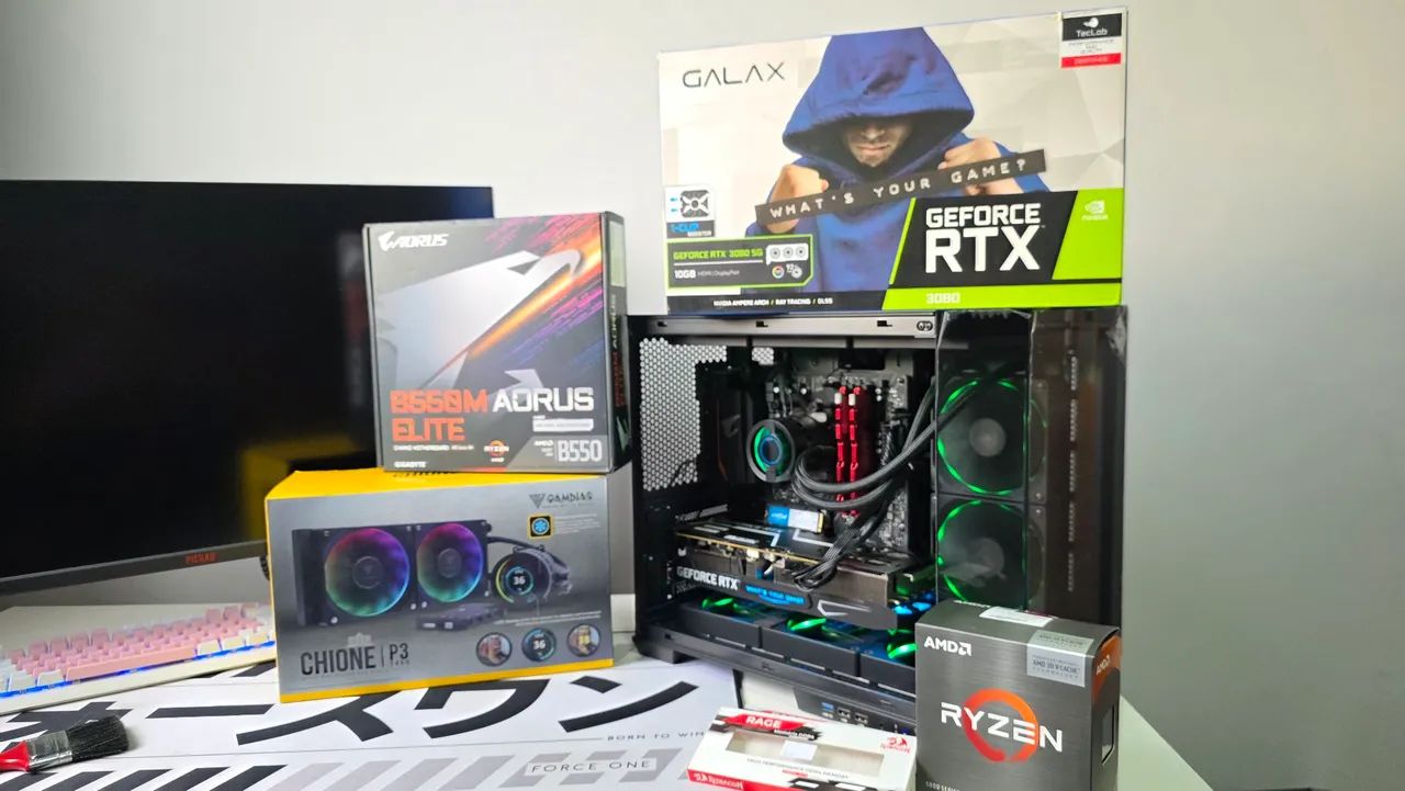 Ryzen 5500x3d Galax 3080 - Foto 4