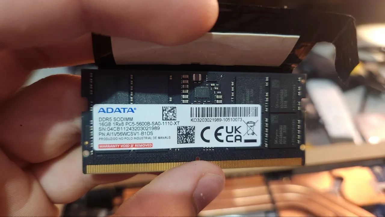 Memória RAM 16GB DDR5  Notebook Adata