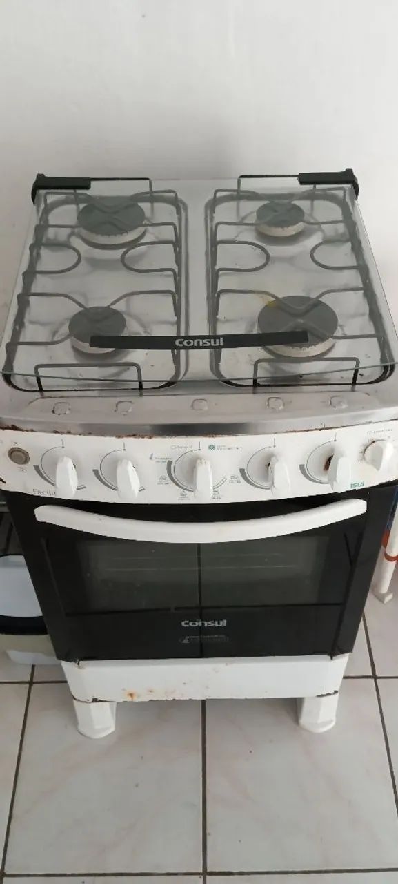 Fogão 4 bocas acendimento automático