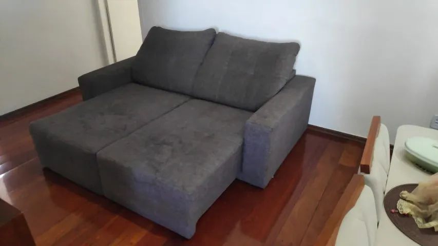 Sofá retrátil e reclinável 2,08 m - Colégio Batista - Foto 3