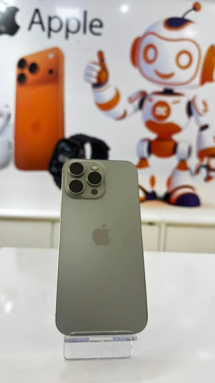 iPhone 16 Pro Max 256GB Natural 100% de bateria | Garantia Apple