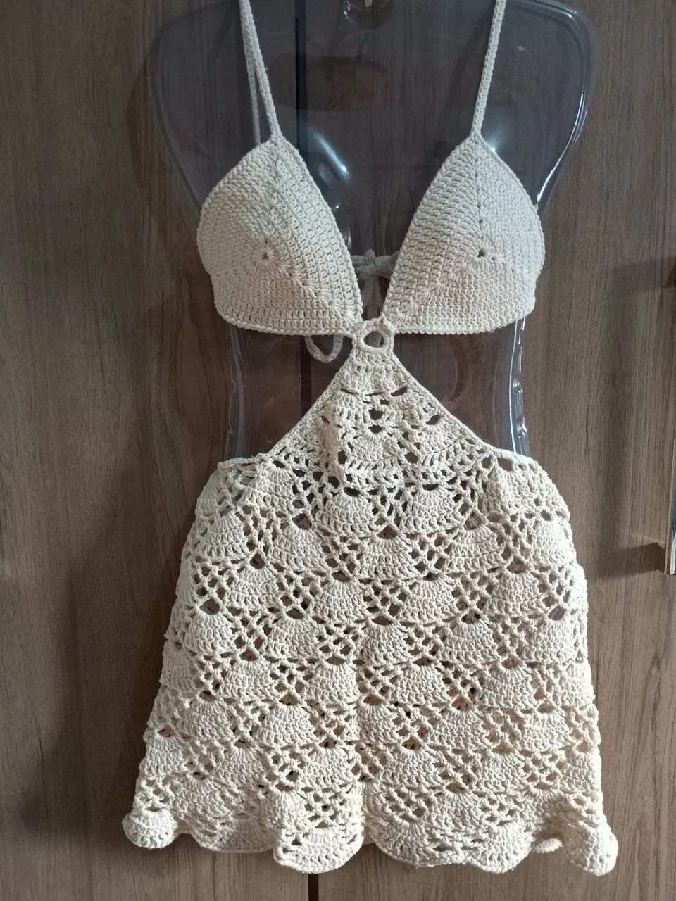 Vestido saida de praia croche - Foto 2