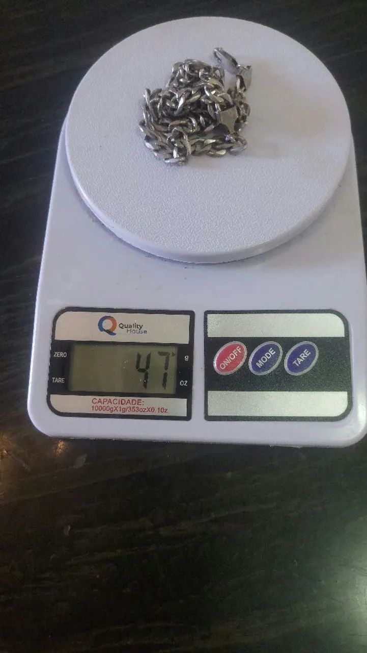 CORDÃO PRATA 925K MACIÇO 47 GRAMAS - Foto 2
