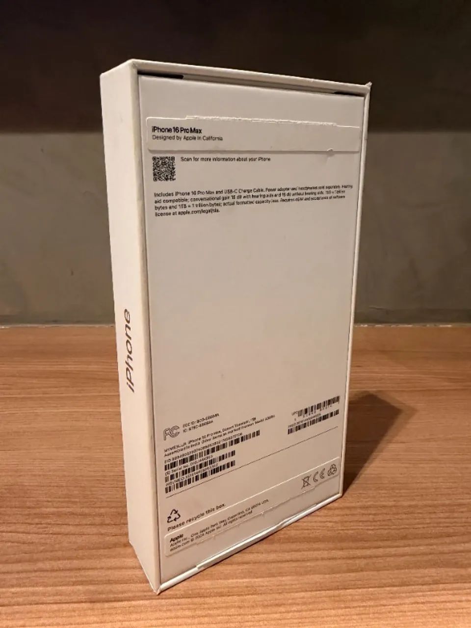 Caixa vazia iPhone 16 Pro Max ? Desert Titanium 1TB - Foto 2