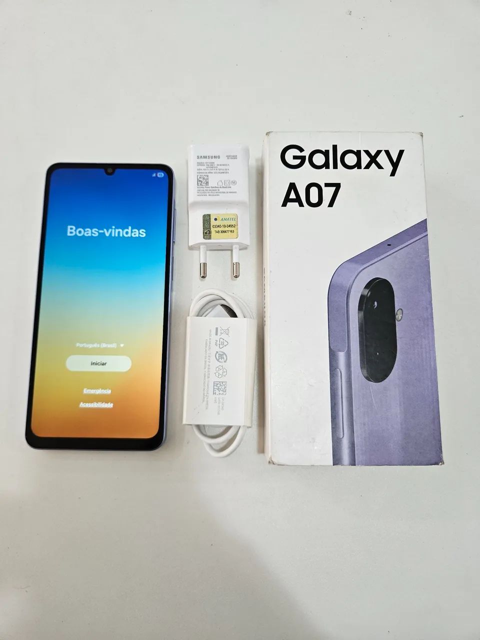 Samsung Galaxy A07 128GB Completo com Caixa e Carregador Ótimo Estado
