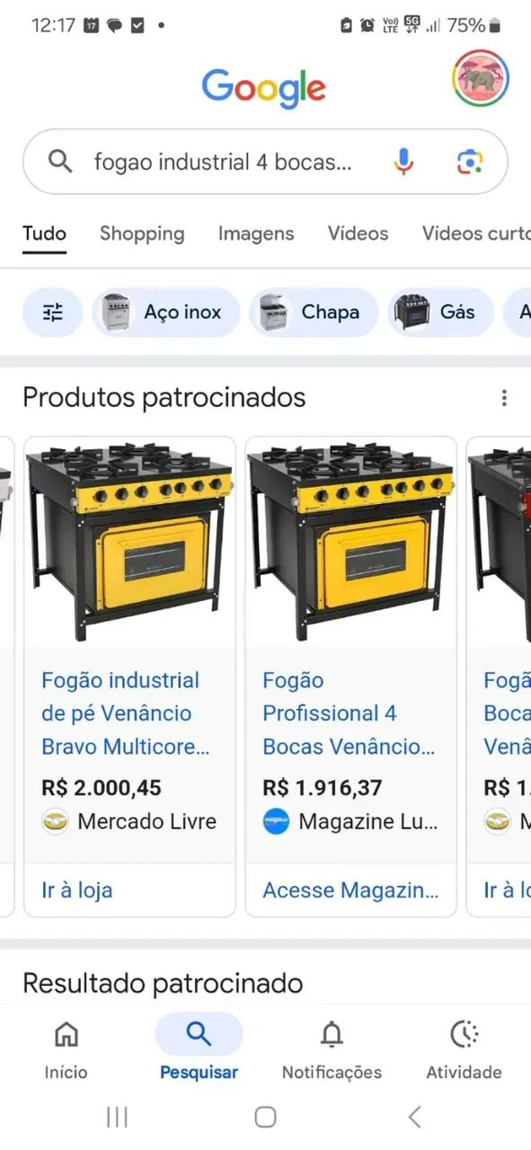 fogão industrial da marca Venâncio  - Foto 2