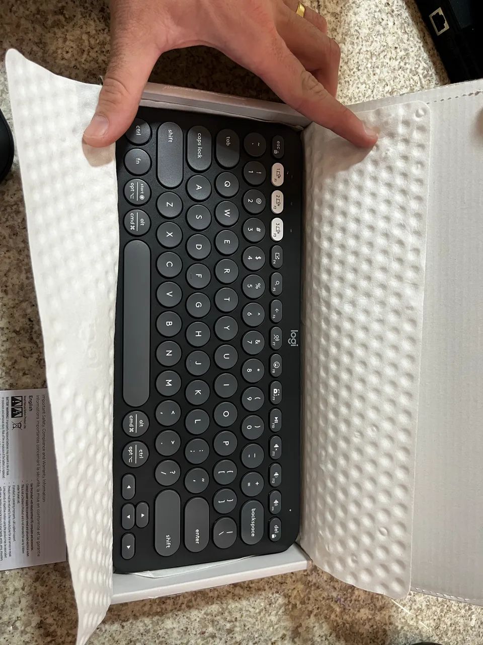 Conjunto teclado e mouse Pebble Keys 2 - Foto 3