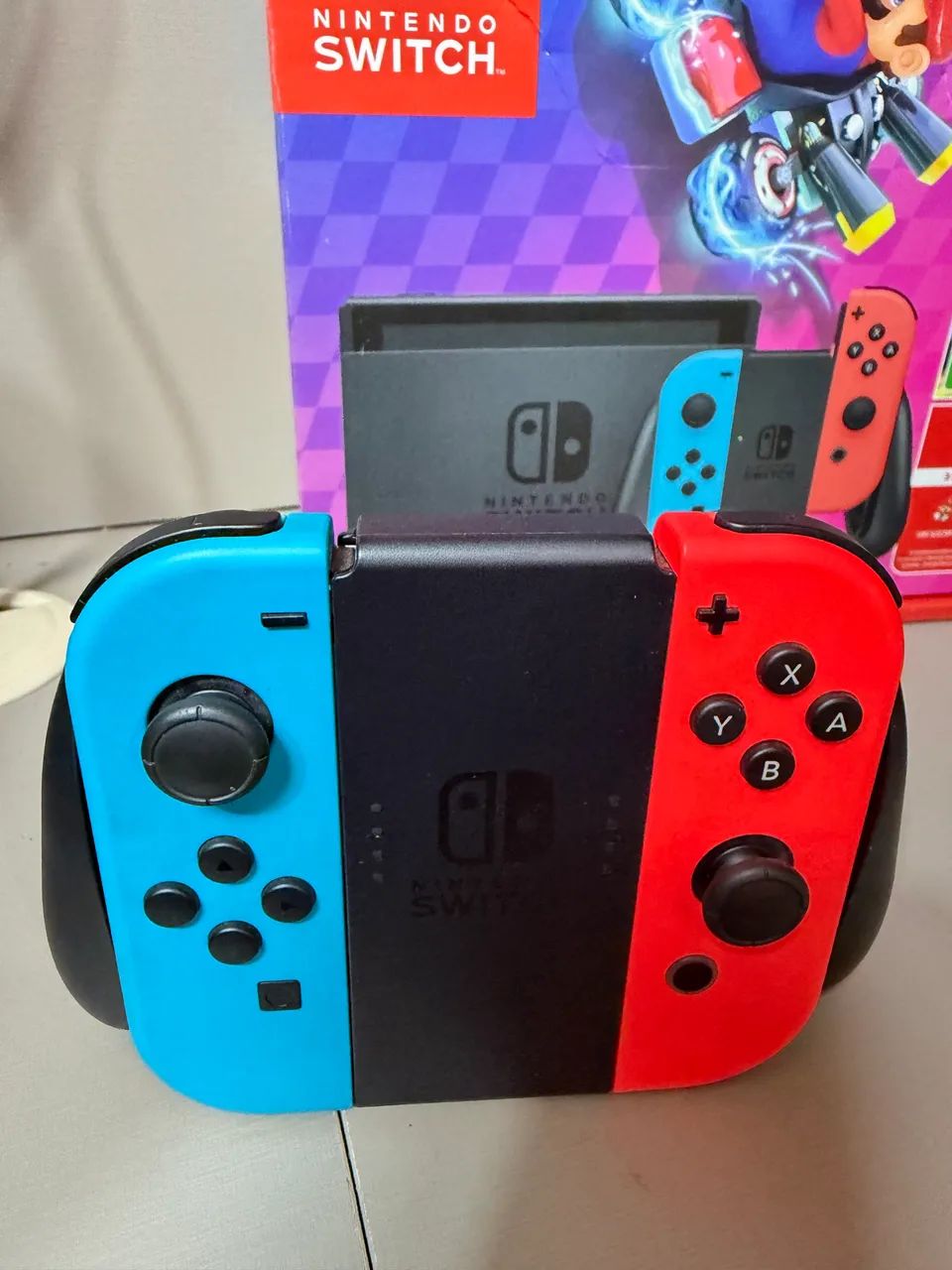 Nintendo Switch com 3 jogos - Consoles de Vídeo Game - Sidrolândia