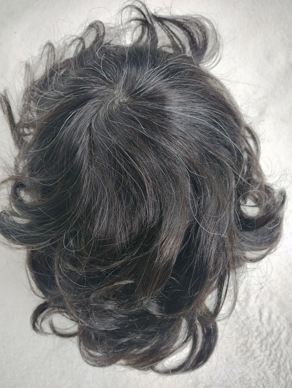 Prótese Capilar em Micropele nó Imperceptível 30%Grisalho - Foto 2