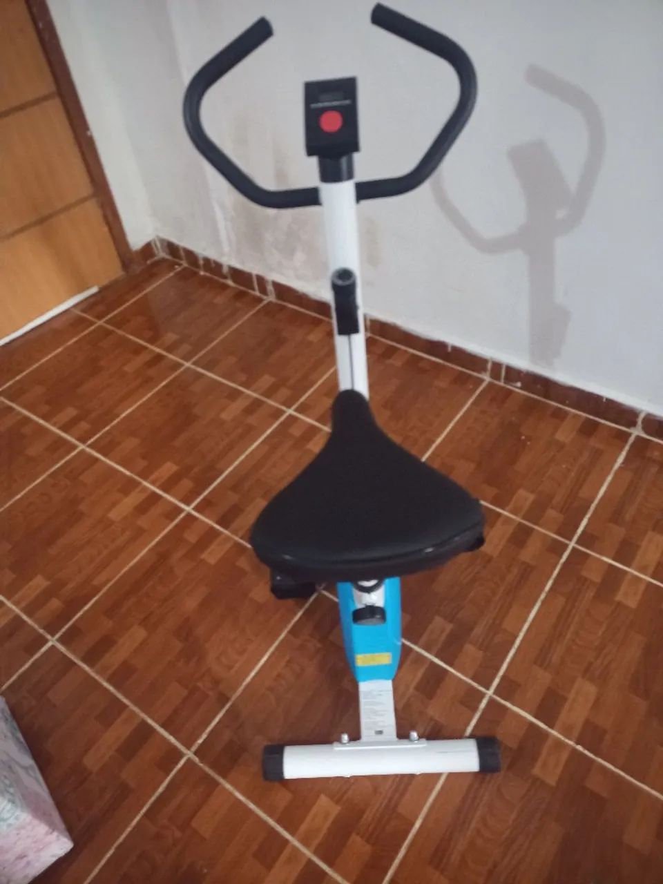 Bicicleta Ergométrica Vertical - Azul | Ótimo Estado - Foto 2