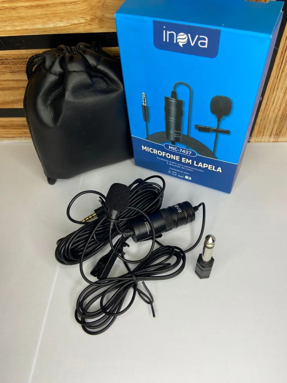 MICROFONE EM LAPELA MIC-7427 INOVA an7