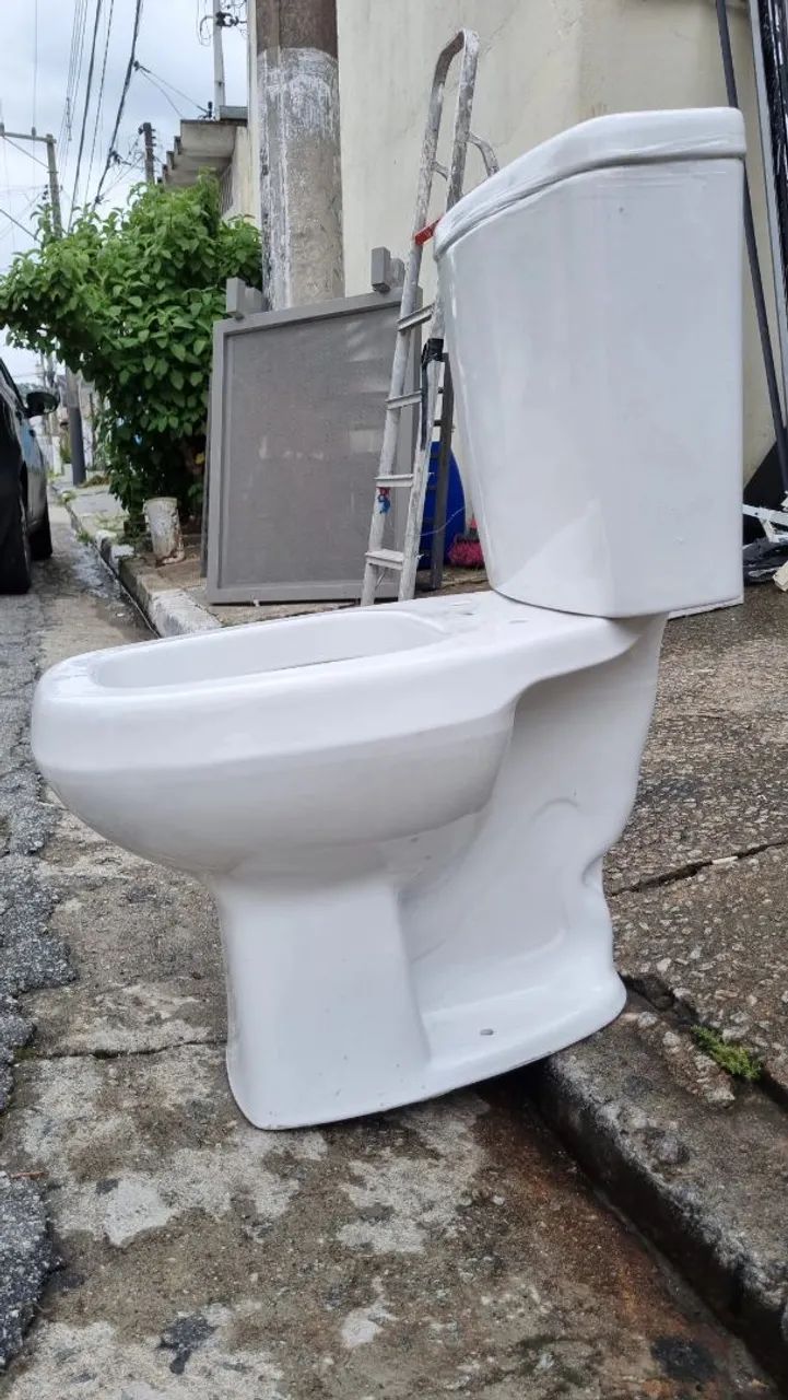 Vaso sanitário Quadrado celite - Foto 5