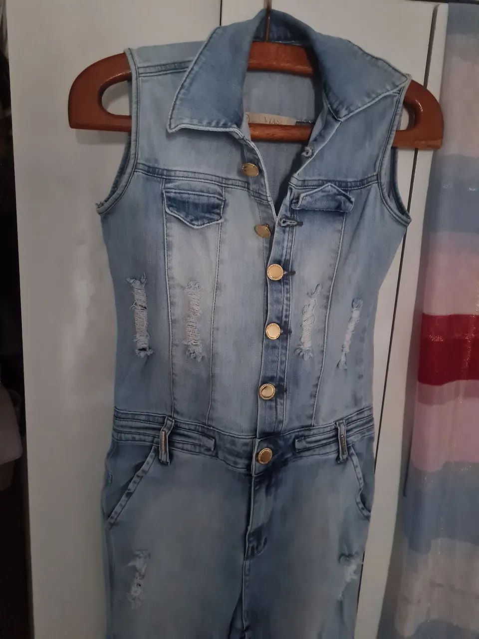 Macacao Jeans - Foto 2