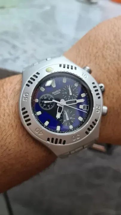 Relogio SWATCH IRONY de ALUMINIO - Foto 4