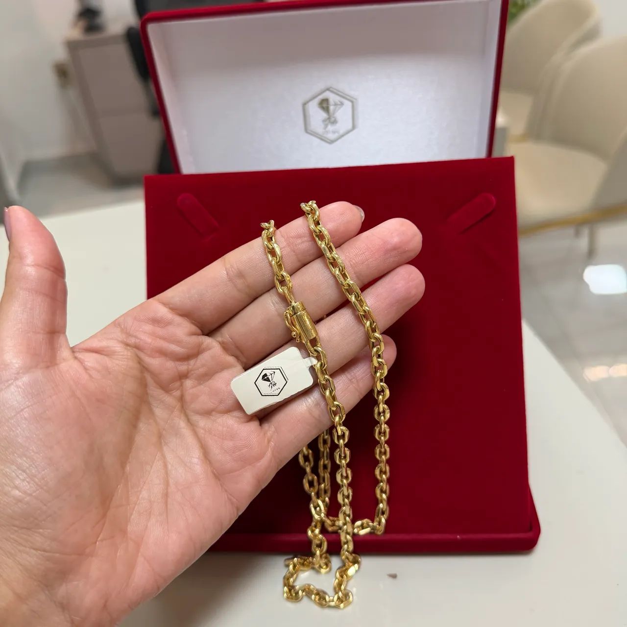 Corrente Cartier Ouro 18K - Foto 2