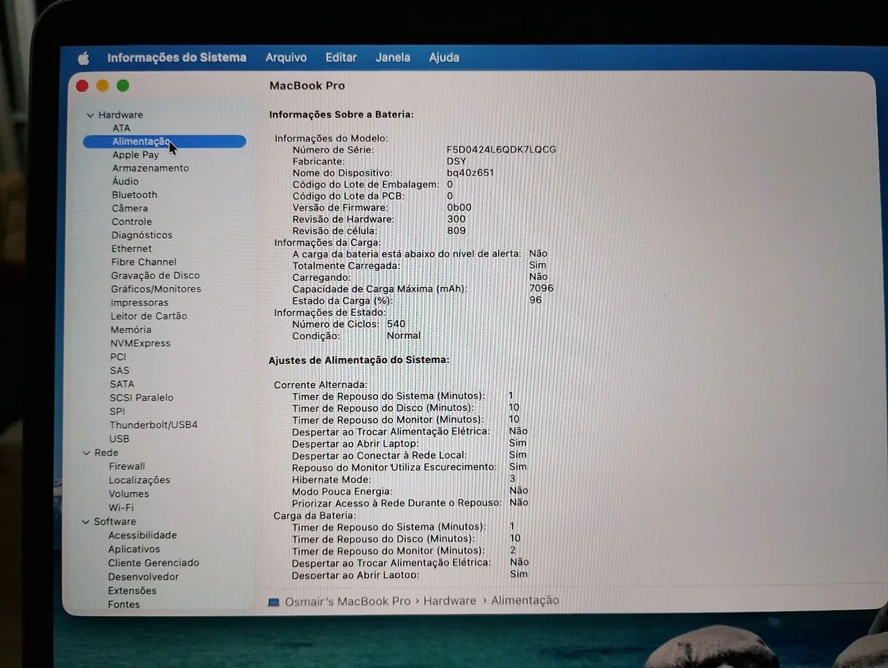 Macbook pro 16 polegadas 32 gb ram 1 TB ssd Intel i9 - Foto 3
