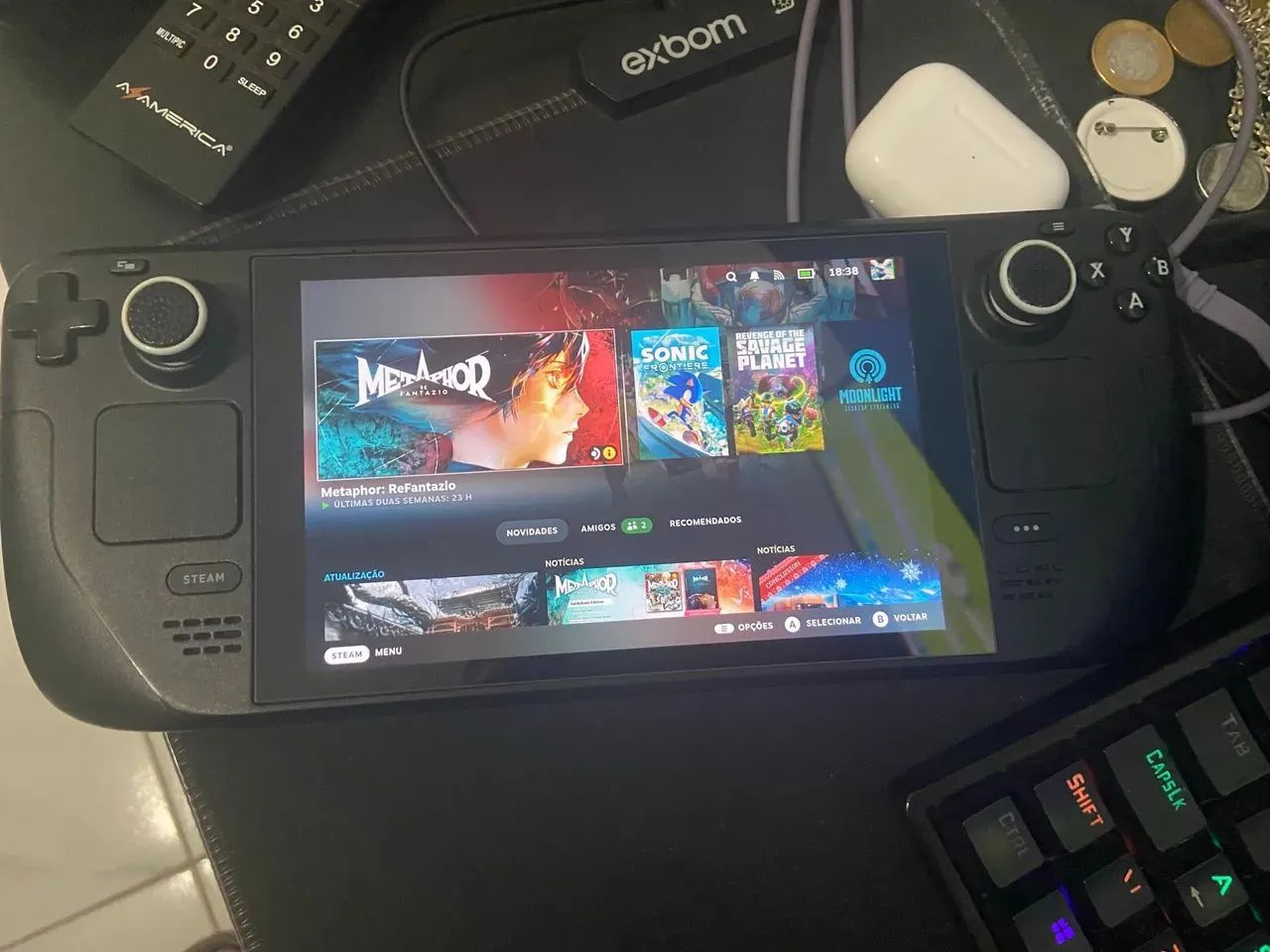 Steam Deck LCD 1TB - Apenas Venda - Consoles de Vídeo Game