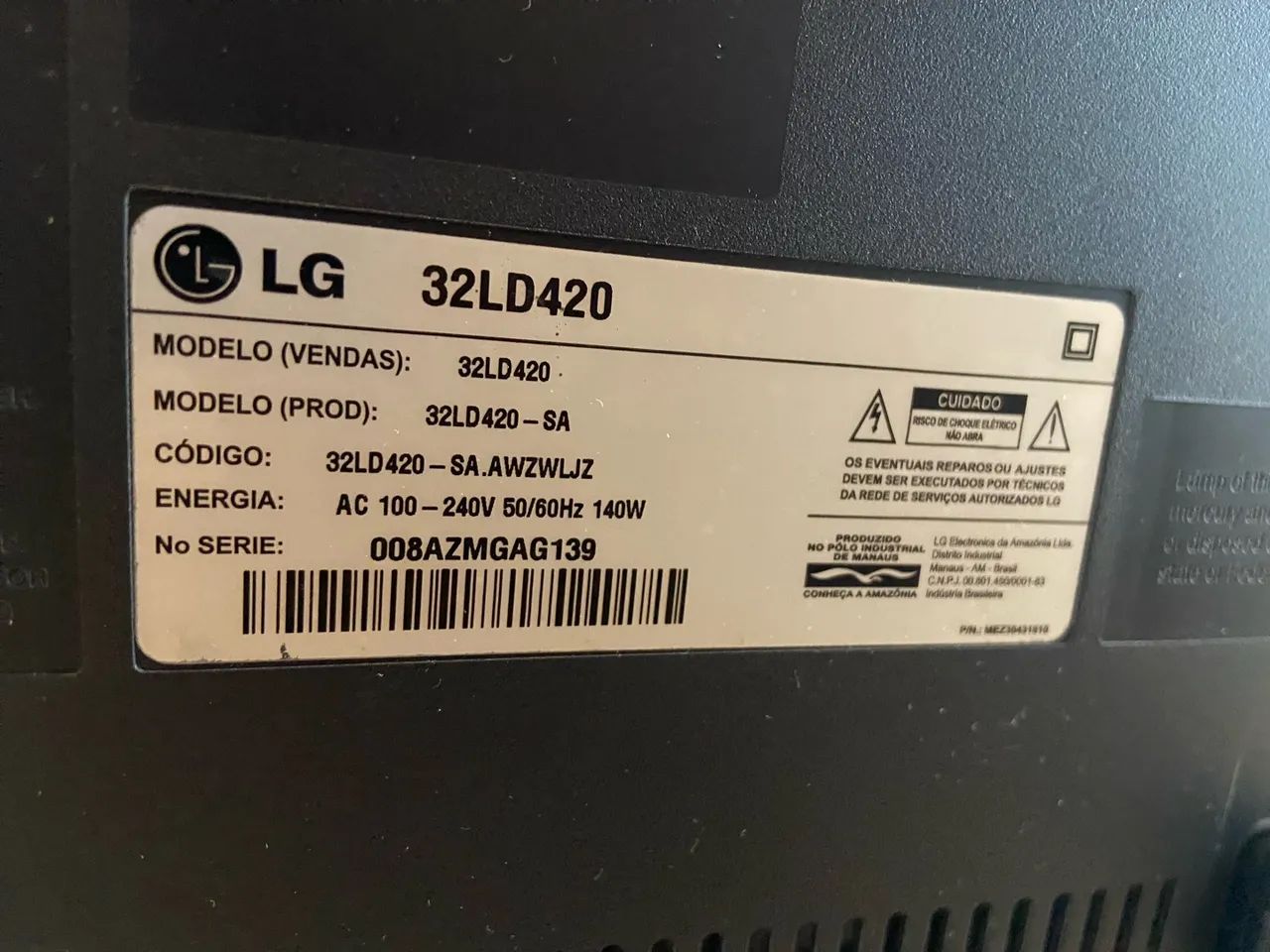 TV LG 32 polegadas  - Foto 3