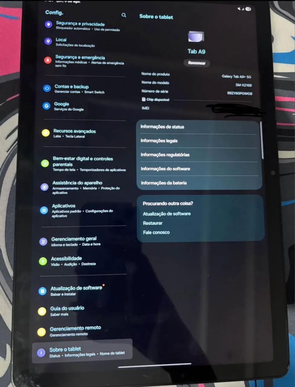 Tab A9 + 5G - 128GB / 8 de RAM - Foto 3