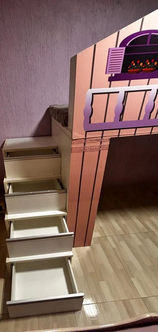 Cama suspensa casinha  - Foto 5