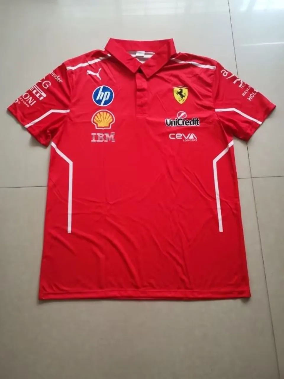 Camisa Fórmula 1 Lewis Hamilton Ferrari  - Foto 2
