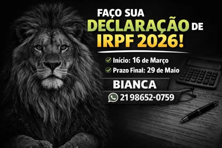 FAÇO SEU IMPOSTO DE RENDA SEM COMPLICAÇÃO!