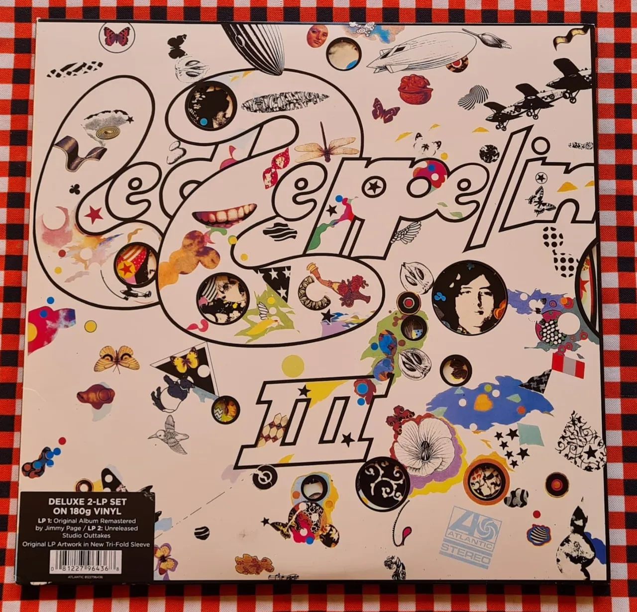 Lp Led zeppelin III edição de luxo capa tripla importado - Foto 3
