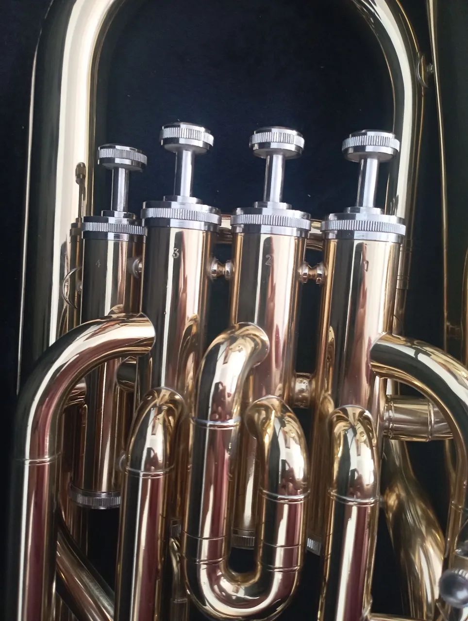 Eufônio Bombardino Harmonics Bb 4 Pistos - Foto 5