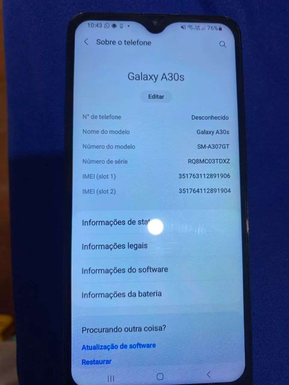 Celular Samsung A30 - Foto 2