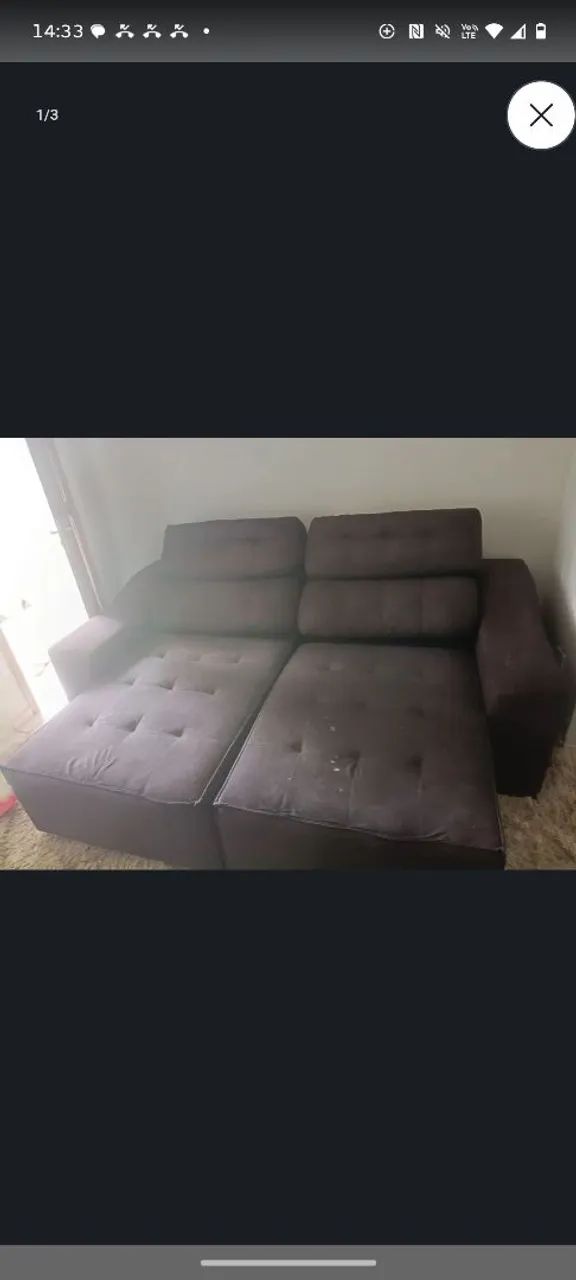 Vendo sofá 2 lugares retrátil  - Foto 3