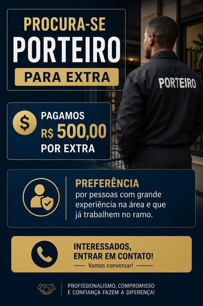 Procura-se porteiro experiente! - Foto 2