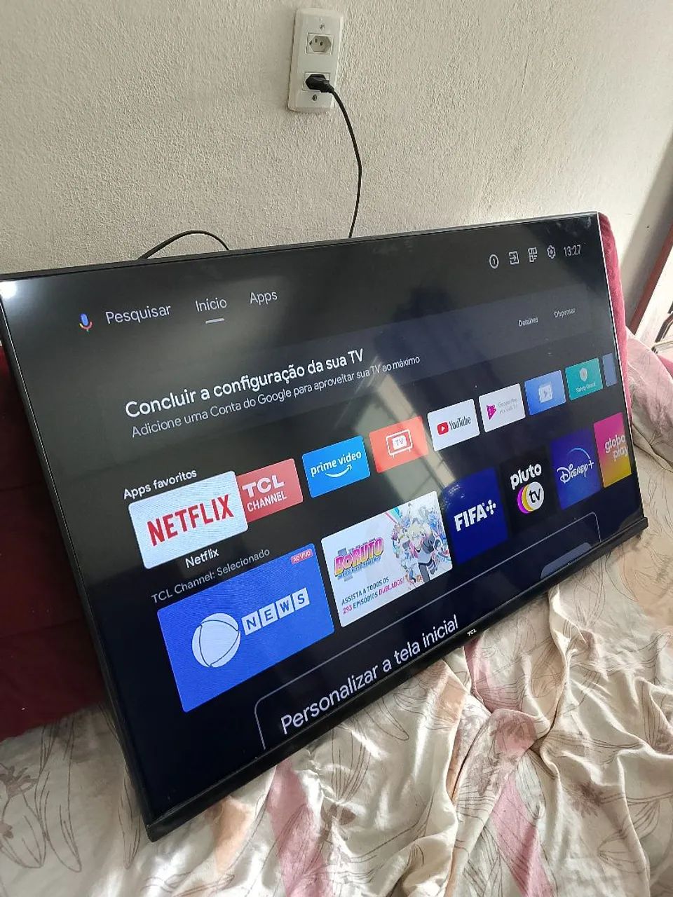Tv Smart TCL - Nova toda perfeita. 4K - 43 polegadas. - Foto 2