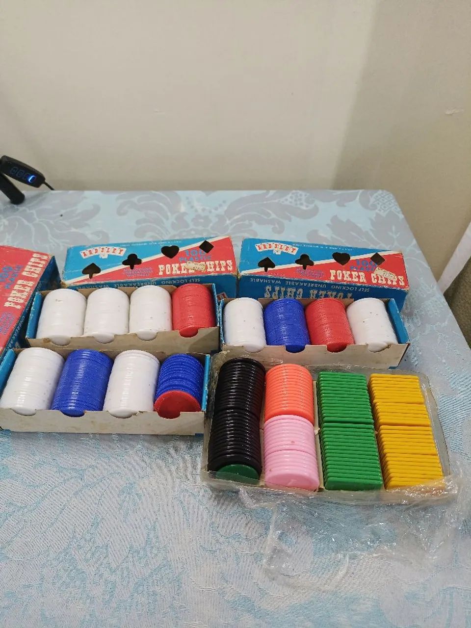 Lote de fichas para poker 