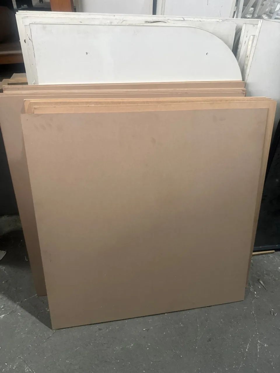 Placa de MDF 1,00 por 1,00 nova 